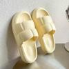 Women's Summer Simple Slippers, Men's Soft Home Slippers, Couple Bathroom Non-slip Sandals, Adult Comfortable Outdoor Beach Shoes