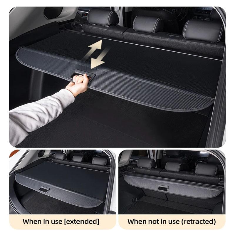 For Changan Oshan X7 Plus Accessories 2025 2020~2024 Car Trunk Cargo Cover Retractable Storage Board Partition Privacy Curtain