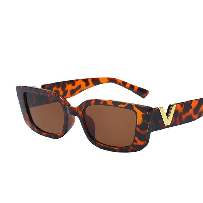 Nouvelles lunettes de soleil à petite monture version coréenne pour femmes, lunettes de soleil carrées à la mode hip-hop