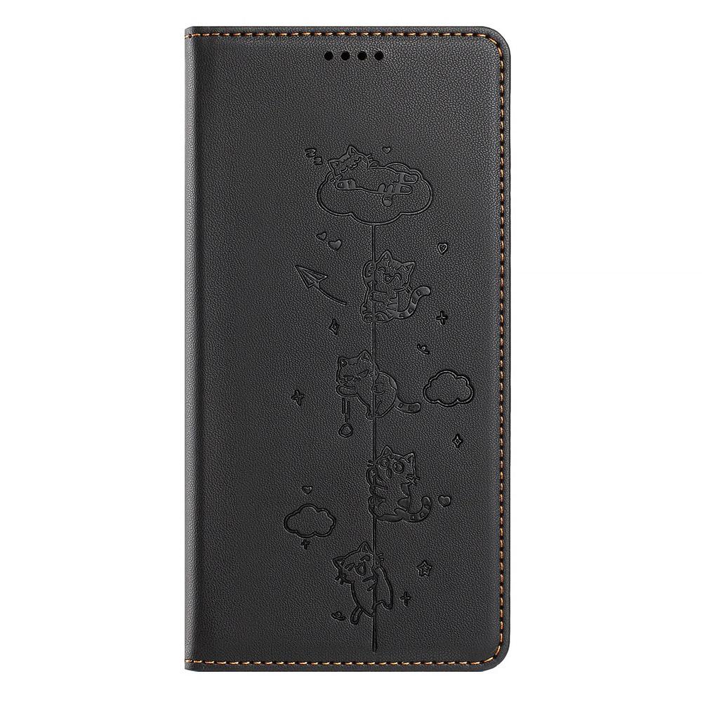 Cat Leather Flip Wallet Case For Xiaomi 13 Ultra 13T Poco F6 F5 X5 M6 C65 Redmi Note 13 Pro Plus 13C 13X Card Slot Phone Cover