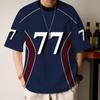 Fashion Mens T-Shirt 3d Splicing Color Digital Printing Man Jersey Couple Models Hip Hop Short Sleeved Loose Oversized T-Shirt