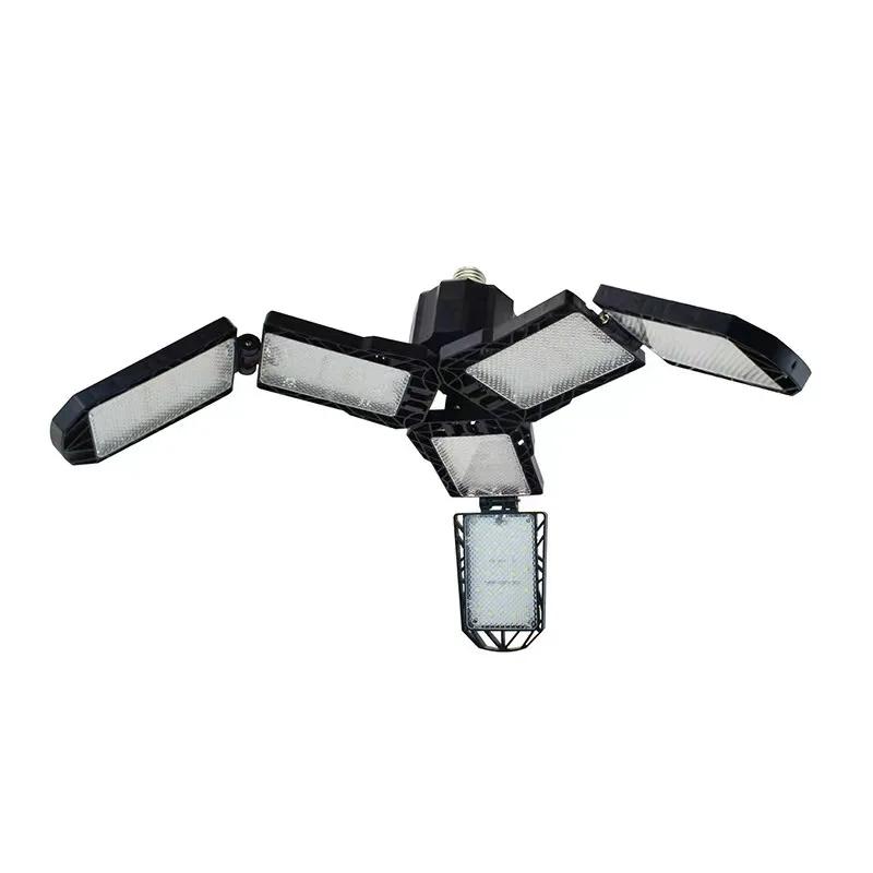 18000LM 150W Foldable LED Bulbs E27 Garage Light Adjustable Multi Panel Market Shop Ceiling Lamp For Workshop Warehouse Lighting