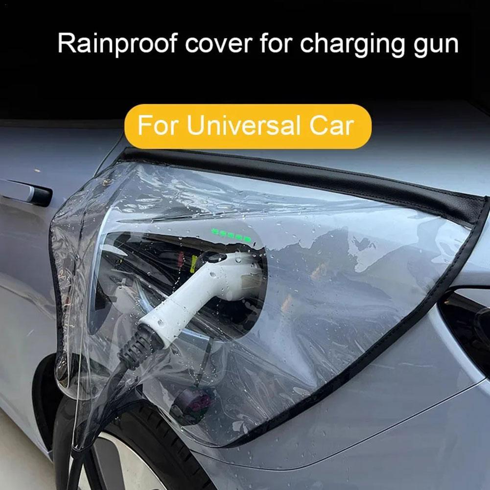 Automatic Vehicle Charging Port Seal Cover Rainproof EV Charger Guns Protection For Byd MG 4 2024 Accessories