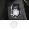 Car One-Click Startup Button 2018- Cover Trim Silver Aluminum For BMW X2 F39