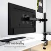 Suporte de Mesa Universal Mecânico de Braço Único Rotativo e Elevatório para Monitor