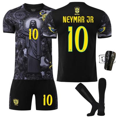 Team Commemorative Edition Jersey No. 10 Neymar 7 Vinicius Rodrigo Football Set