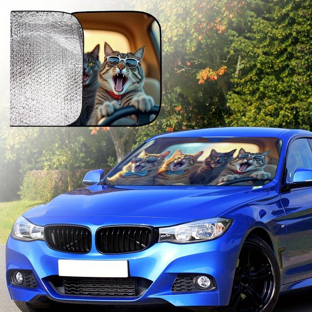 1Pcs Diamond Crown Pattern Windshield Sunshade UV Rays Heat Blocker Keeps Vehicle Cool Unique Design Fit Sedans SUVs Trucks RVs