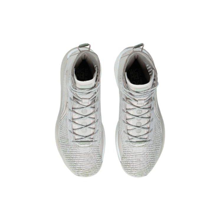 Li Ning YuShuai 13 Boom Sand Hawk Slip Resistant, Abrasion Resistant, Lightweight High Top Basketball Shoes Men's Gray ABAP065-21