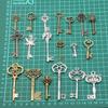 50G/Pack Key Charms Bracelets Necklace Craft Metal Pendant For Jewelry Making Diy Supplies Small Business Supplies