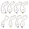 Crystal Dopamine Necklace Delicate Flower Bead Clavicle Chain Perfect for Daily Wear Bohemian Flower Charm Necklace