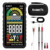 Multimètre numérique intelligent KAIWEETS KM602, compteur True-RMS 6000 points, batterie rechargeable 1200 mAh - Noir