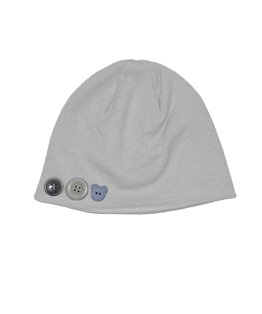 Tansanmageunesyum Jacquard Button Beanie