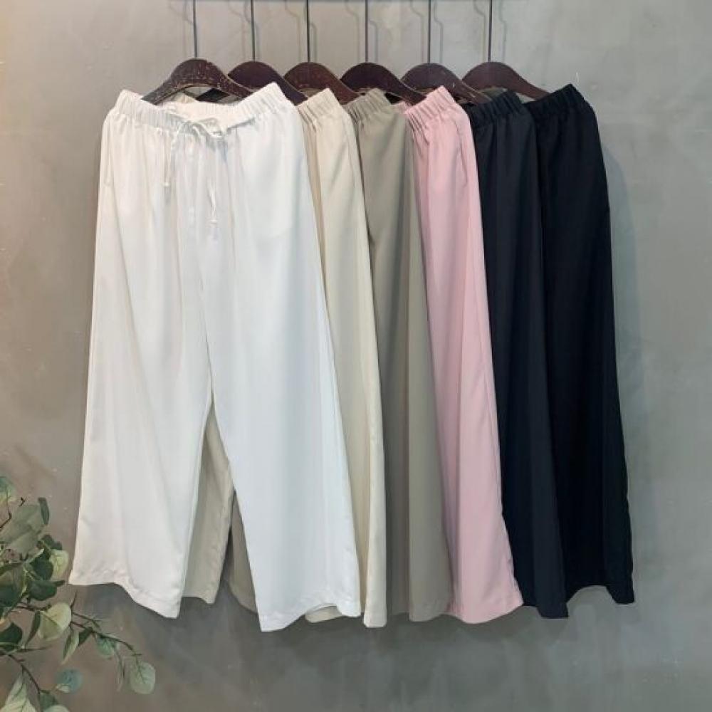 C S In The Room Wide Leg bandIng pantS 6 ColorS