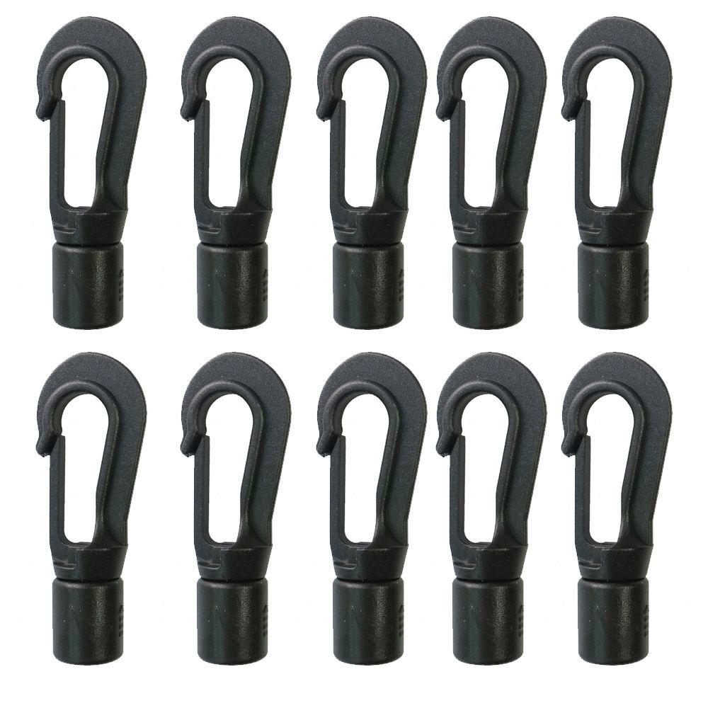 POM Clips Outdoor Tool Clothesline Straps Hooks Camping Tent Hook Rope Buckle Elastic Ropes Buckles