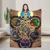 Soft Blanket Camping World of Warcraft Game  Bedding Throws  Flannel Bedspread For Couch Chair Sofa Bed Fluffy Sofa Bed Cover