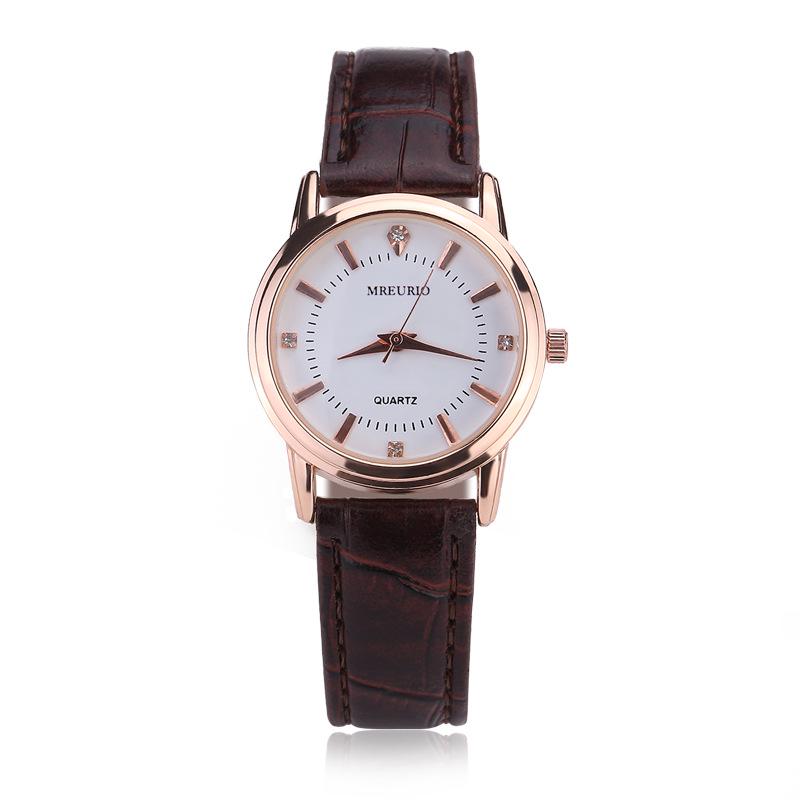 Couple Style Watch, Top Luxury Men's and Women's Watch, PU Leather Quartz Watch, Clock Quartz Watch