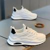 Men’s Breathable Mesh Summer Running Shoes – Comfortable, Soft Sole, Trendy, Versatile, White.