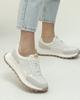 Baskets de printemps Lonza 185136 36 cuir blanc