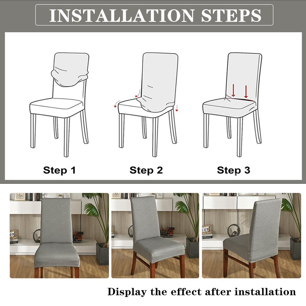 Tianzi Jacquard Splash-proof Elastic Chair Cover Hotel Leisure Chair Cover Home Dustproof Chair Cover