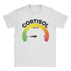 Niedriger Cortisolspiegel Unisex T-Shirt Vintage T-Shirts Kurzarm Rundhals T-Shirt Baumwolle Bedruckte Kleidung