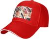 Makeup Cosmetic Pattern Baseball Cap Adjustable Polyester Print Casual Summer Dad Hat