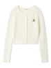 Ribbon Bear Knit Cardigan SWNT255132IVRF