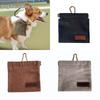 New Canvas Dog Training Snack Bag with Hook Durable Food Dispenser Bag Waterproof Self Close Pet Treat Bag Outdoor Travel