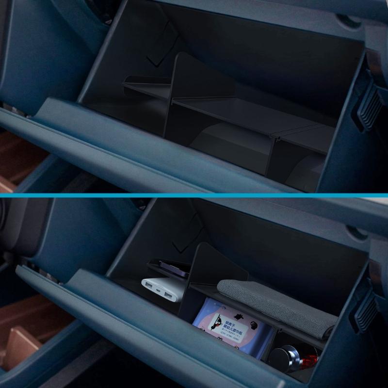 Glove Box Organizer Quick Setup Divider Compartment Storage Insert Tray for 2022-2025 Automotive Accessories
