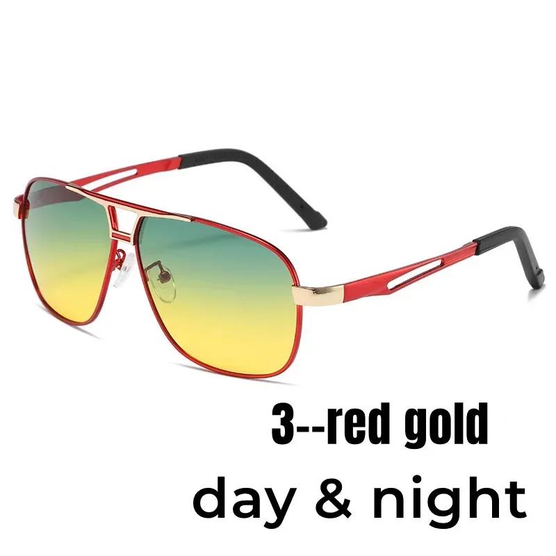 New 2024 UV400 Polarized Sunglasses Men Women Outdoor Discoloration Eyewear Men Trendy Photochromic Day&Night Vision Sun Glasses