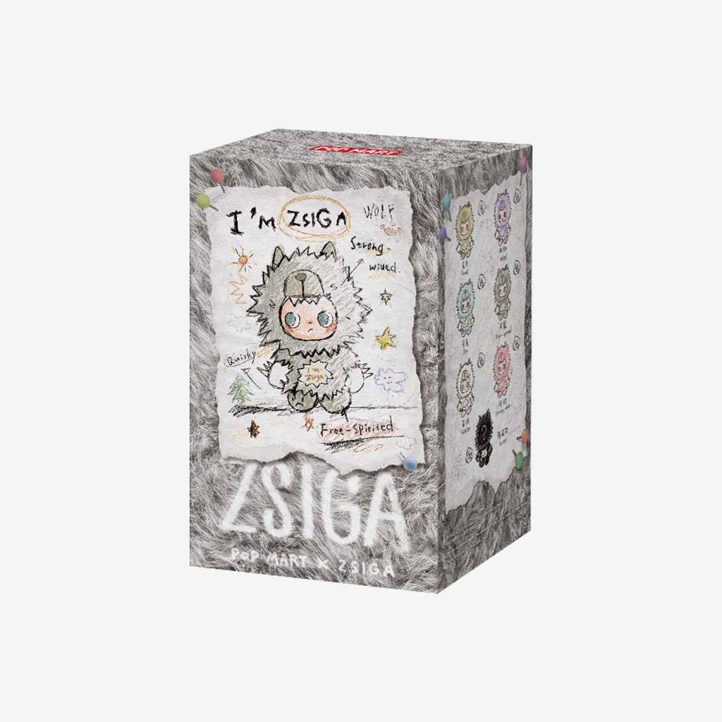POP MART ZSIGA Je suis Zsiga Série-Pendentif Peluche Vinyle Boîte Aveugle