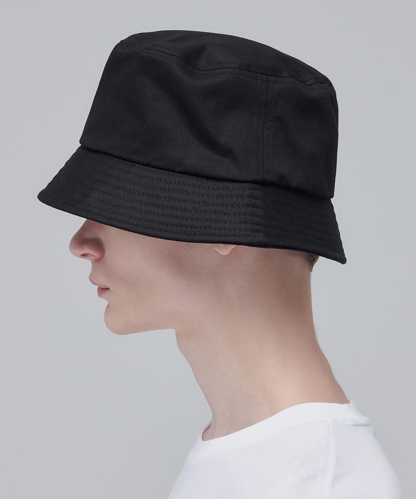 MUSINSA STANDARD Oversized Cotton Bucket Hat [Black]