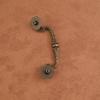 Comfortable Hold Bronze Furniture Pulls 86mm Hole Center Traditional Designs Easy To Use Suitable Living Room Bedroom
