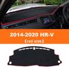 Auto Armaturenbrett Lichtschutzmatte Instrumentenplattform Abdeckung Matte Teppich für Honda HR-V HRV RU Vezel 2014-2016 2017 2018