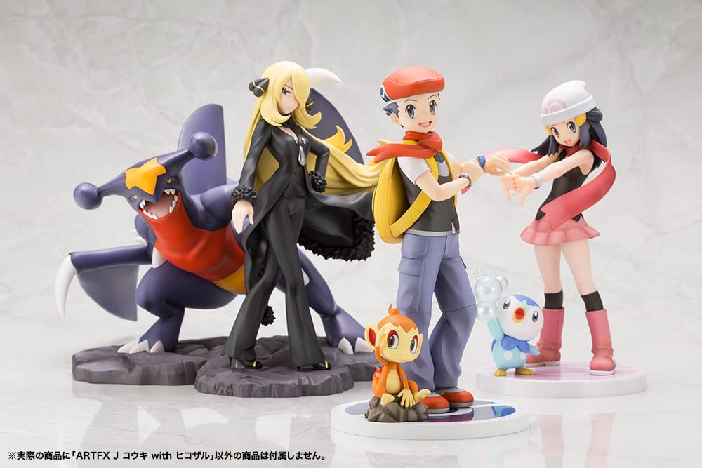 ARTFX J seeria Kouki koos Hikozaruga skaala PVC värvitud valmis figuur PV026 "Pokémon" 1/8