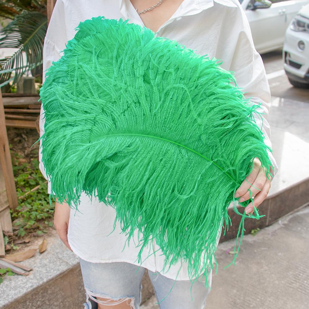 10PCS Big Ostrich Feathers 15-60cm for DIY Craft Wedding Table Center Decor Ostrich Plumas Carnival Party Stage Accessories Bulk