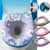 Toilet Cover Toilet Seat Case Bathroom Bowl Case Lid Top Cover Pad Warm Soft Zipper Toilet Seat Cover Bathroom Accessories