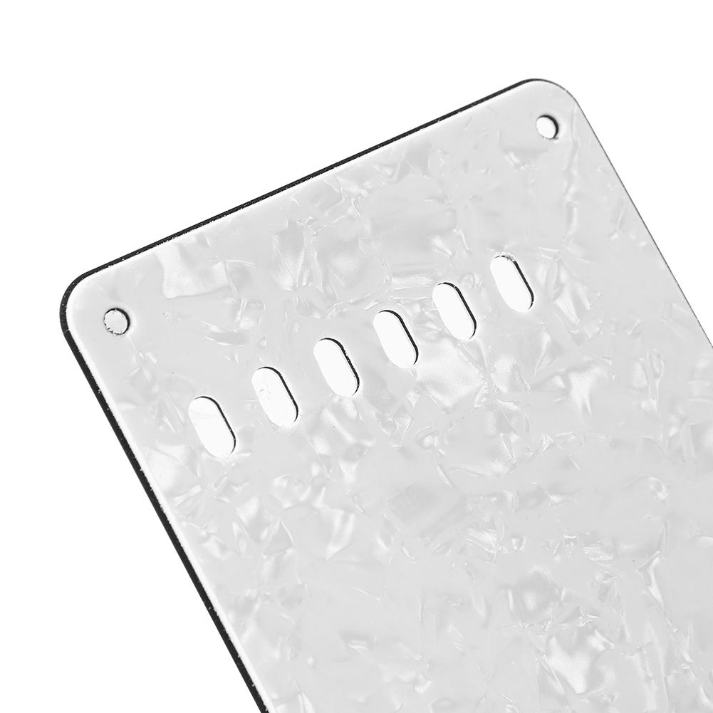 Guitar Bass Instrument Accessories 6 Holes Guitar Tremolo Cavity Cover Back Plate for Fender ST SQ Electric Guitar