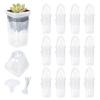 Self Watering Propagation Pots With Humidity Dome Starter Cups With Plant Labels Flower Pot Nursery Pot Transparent