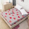 Printing Fitted Sheet For Bed Waterproof Bedcover Mattress Protector with Elastic Band Bed Sheet Bedspread Bed Linens No Pillowcases