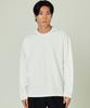 Liua [Premium Cp20] Semi-Overfit Long Sleeve Tee (White)