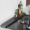 High-quality, Slim, 60cm Flat Exhaust Vent Cover by TKUIN. Compatible with Induction and Gas Stoves. Kitchen Supplies, Range Guard, Back Cover, Grease