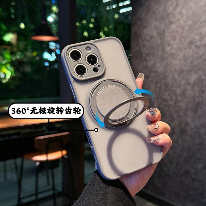 Applicable To iPhone11 Mobile Phone Case 111 Rotating Magnetic Suction Bracket Apple 11 Skin Matte All-inclusive I11 Protective Case