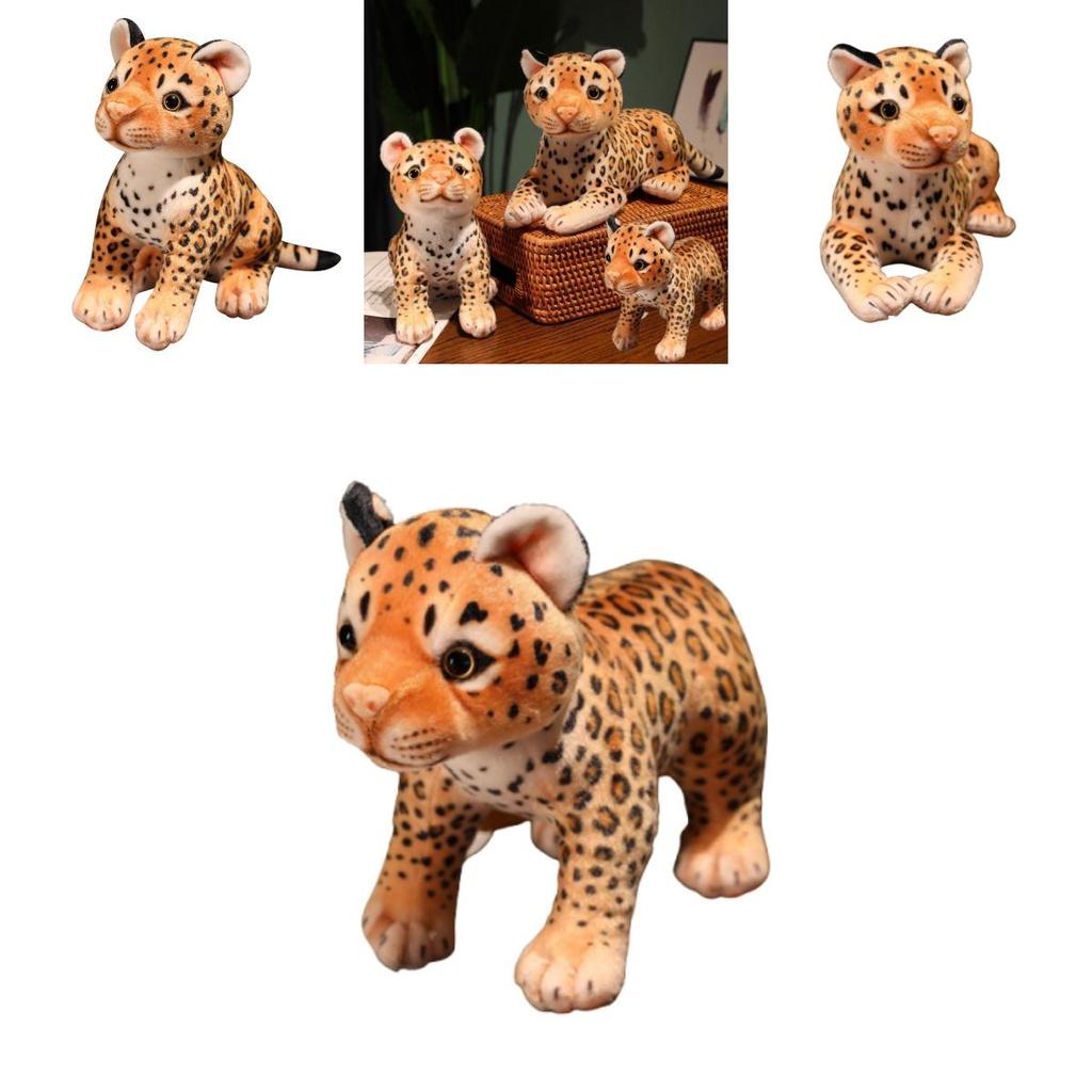 Süßes Leoparden-Stofftier für Kinder, weich und zum Kuscheln, Plüschtier