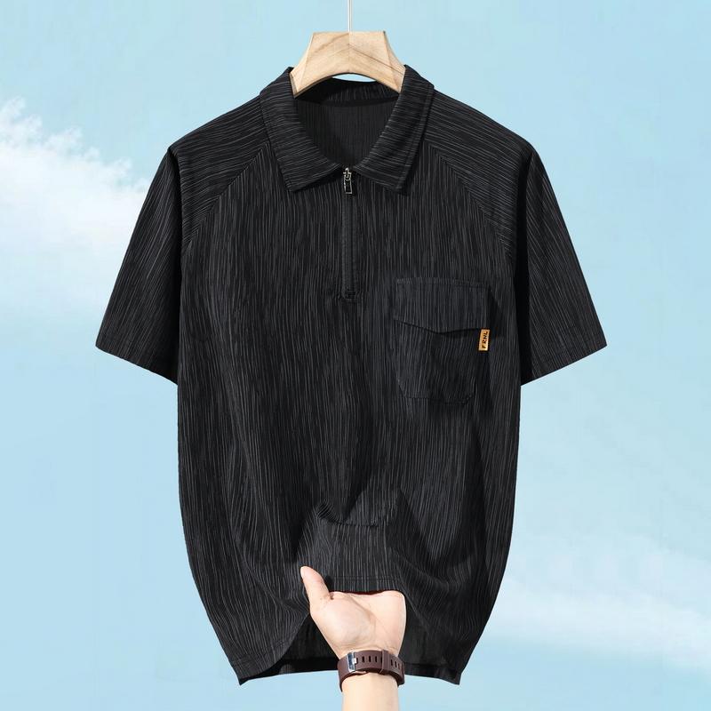 Plus Size 4XL-10XL Oversized Polo Shirt Summer Shorts Sets Vintage Clothes Men's 2 Pieces Set