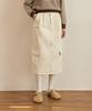 Adowl Lata Cargo Pocket H Line Skirt - Ivory