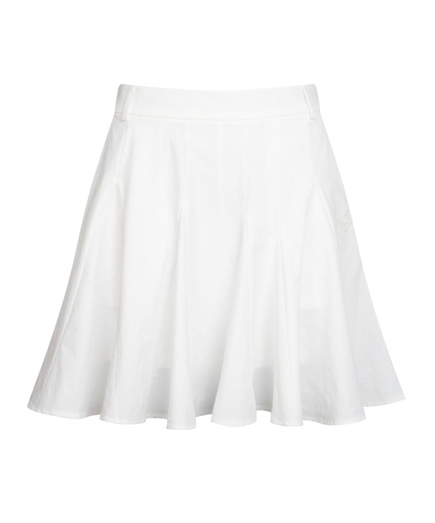 Monday Flow Monthly Swing Skirt_White