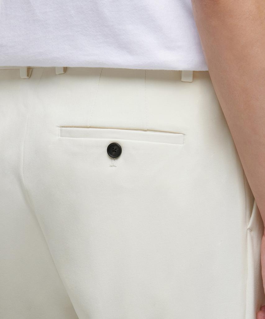 Musinsa Standard Wide Hidden Banding Crop Slacks [Cream]