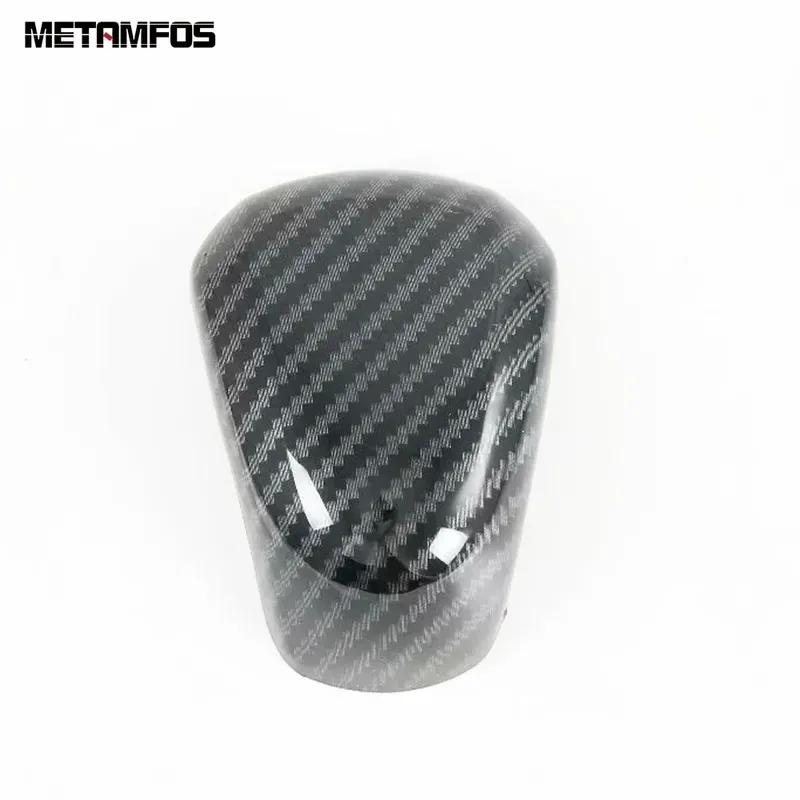 For Chevrolet Blazer Carbon Fiber Gear Shift Knob Head Cover Trim Interior Accessories Car Styling