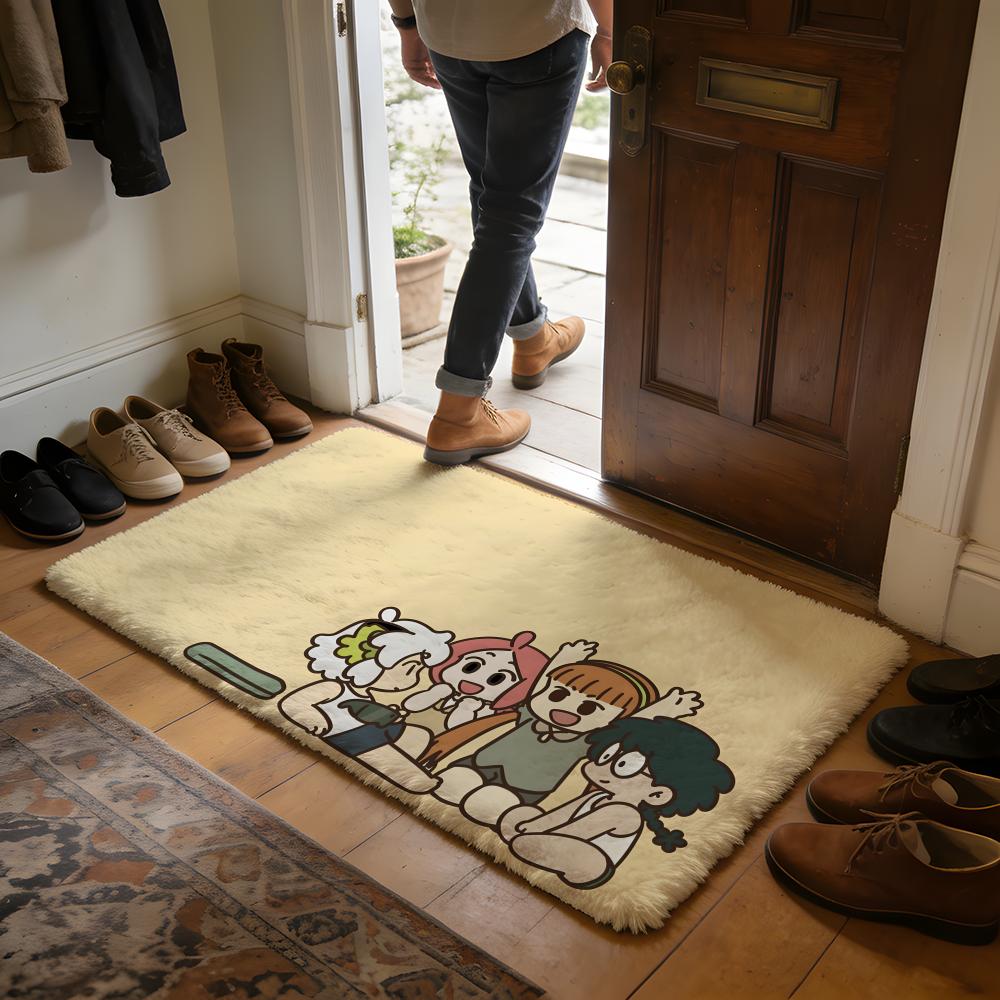 Anime The LLegend Of Luo XXiaohei Floor Mat Soft Flannel Absorbent Mat Non-Slip Rug Home Bedroom Bathroom