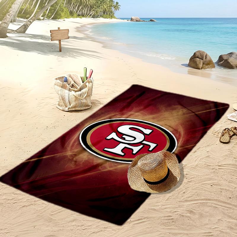 San Francisco 49ers Print Strandlaken Zacht Draagbaar Snel?Droge Handdoek Voor Zwembad Zomervakantie Buiten Sport
